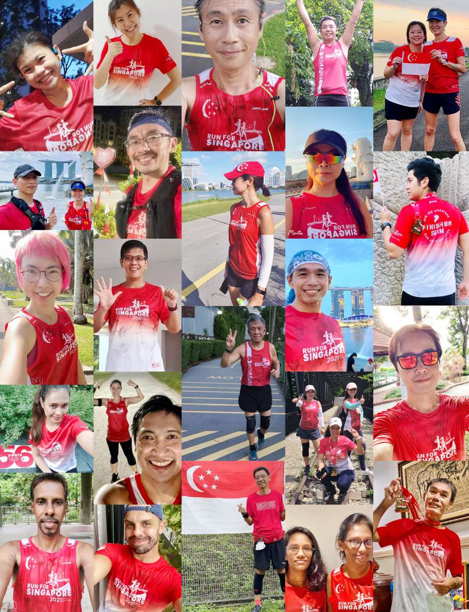 Run For Singapore Community Participants Collage